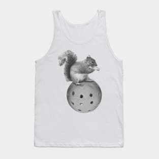 Squirrel on a Pickleball Tank Top